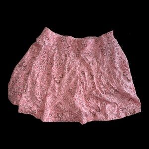Place Pink and Brown Paisley‎ Skirt Girls 14